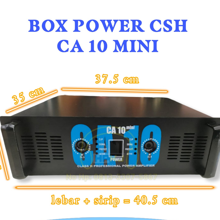 BOX POWER AMPLIFIER CSH MINI CA10  box ampli CSH CA 10 MINI