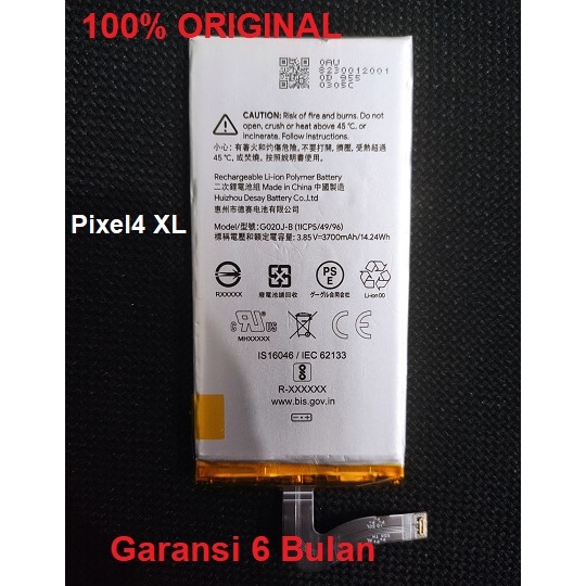 Google Battery baterai batere Google Pixel 4 XL G020J-B Original