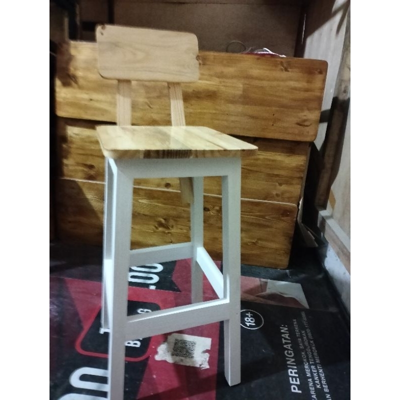 kursi bar kayu jati belanda