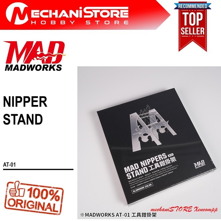 MADWORKS AT-01 Nipper Stand Silver - Tang Potong Single Blade