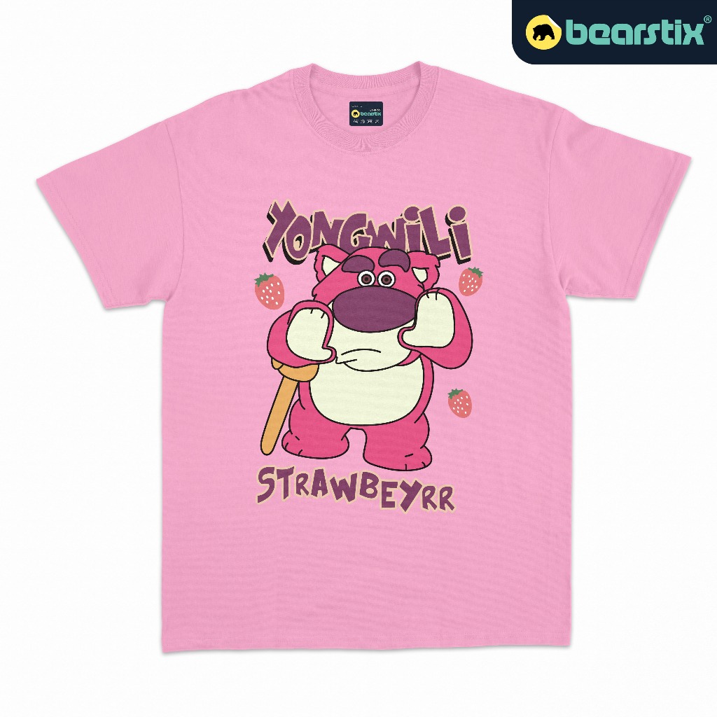 BEARSTIX - Tshirt Lotso Strawberry - Kaos Toy Story - Baju Distro