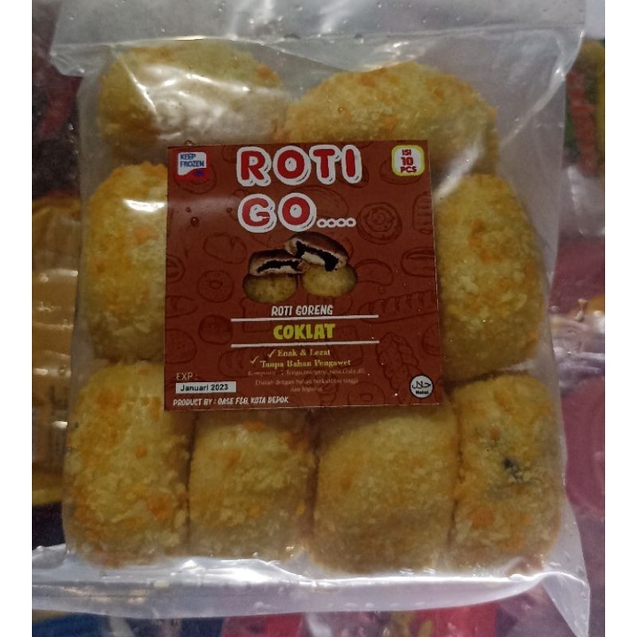 

Roti Goreng Varian Isi Coklat, Sosis, Strawberry isi 10pcs