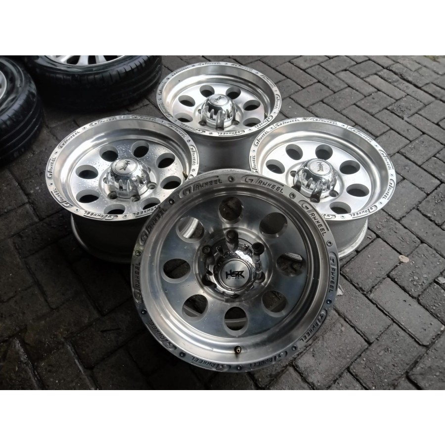 Velg Mobil Bekas Ring 16 Lubang 6 DUFFY HSR R16X8 6X139,7 ET0