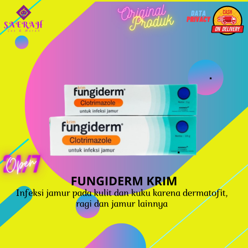 Fungiderm 5 gram | Fungiderm 10 gram | Salep Jamur