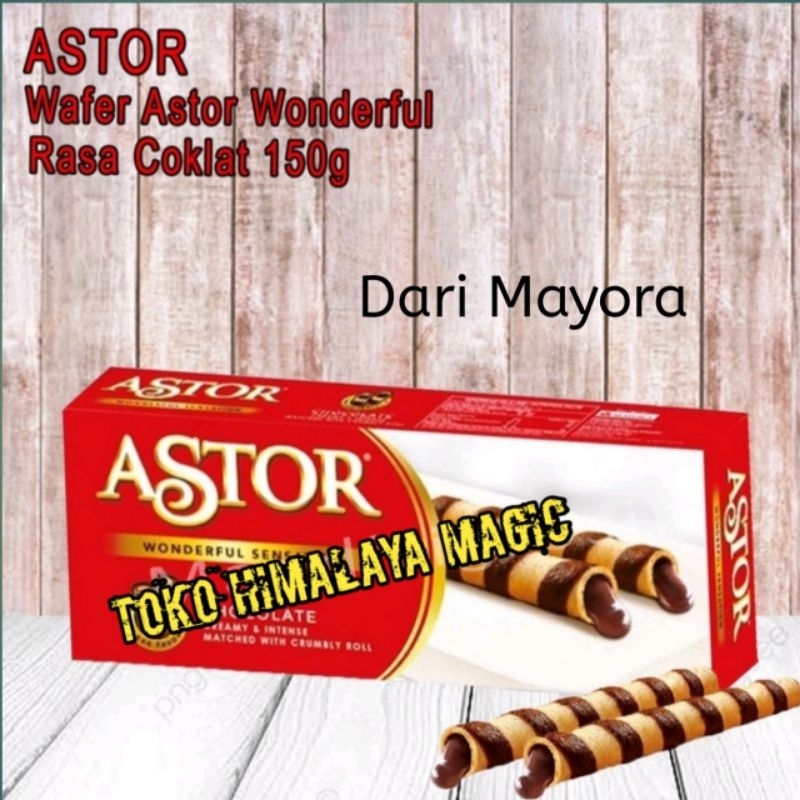 

ASTOR Wafer coklat Wonderful Sensation 150 gram