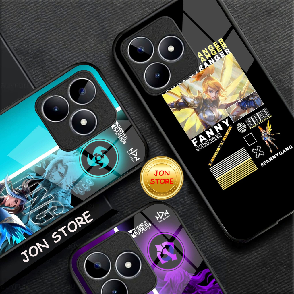 JON-STORE ( J8 ) Softcase MOTIF MOBILE LEGENDS  MOBA  UNTUK REDMI MI XIAOMI NOTE 12 NOTE 12 PRO NOTE