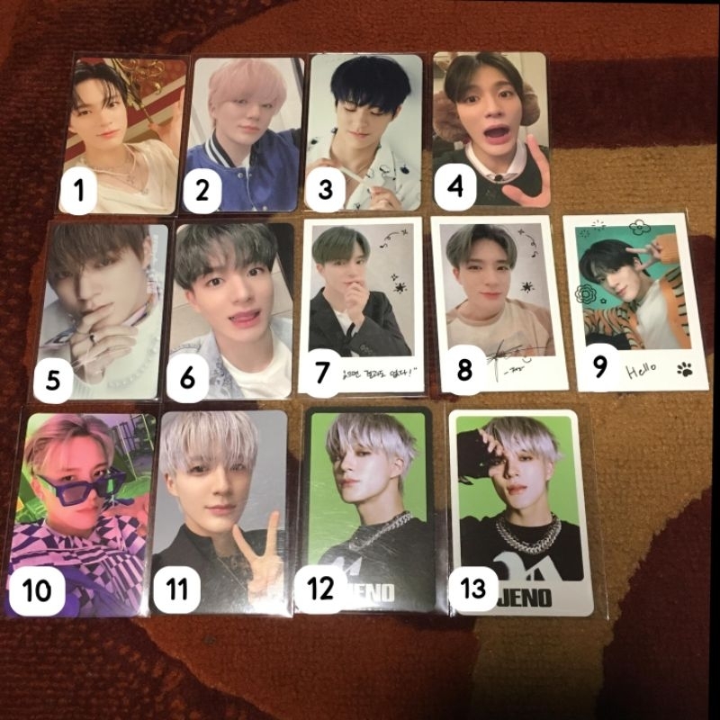 Photocard Official Jeno NCT Dream Trading Card TC Istj Dfesta Pink Christmast Mangap Pola Nct Home M