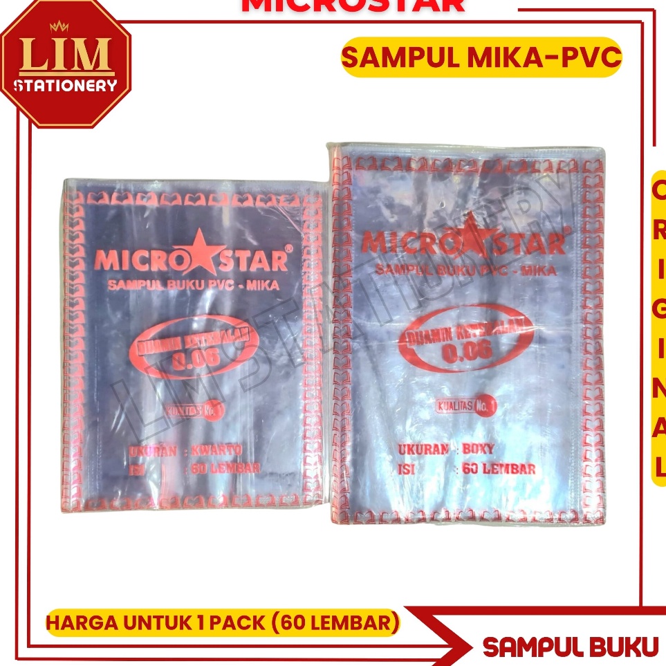 

Diskon Sampul Mika Buku Tulis 6 Lembar Microstar Kualitas No1