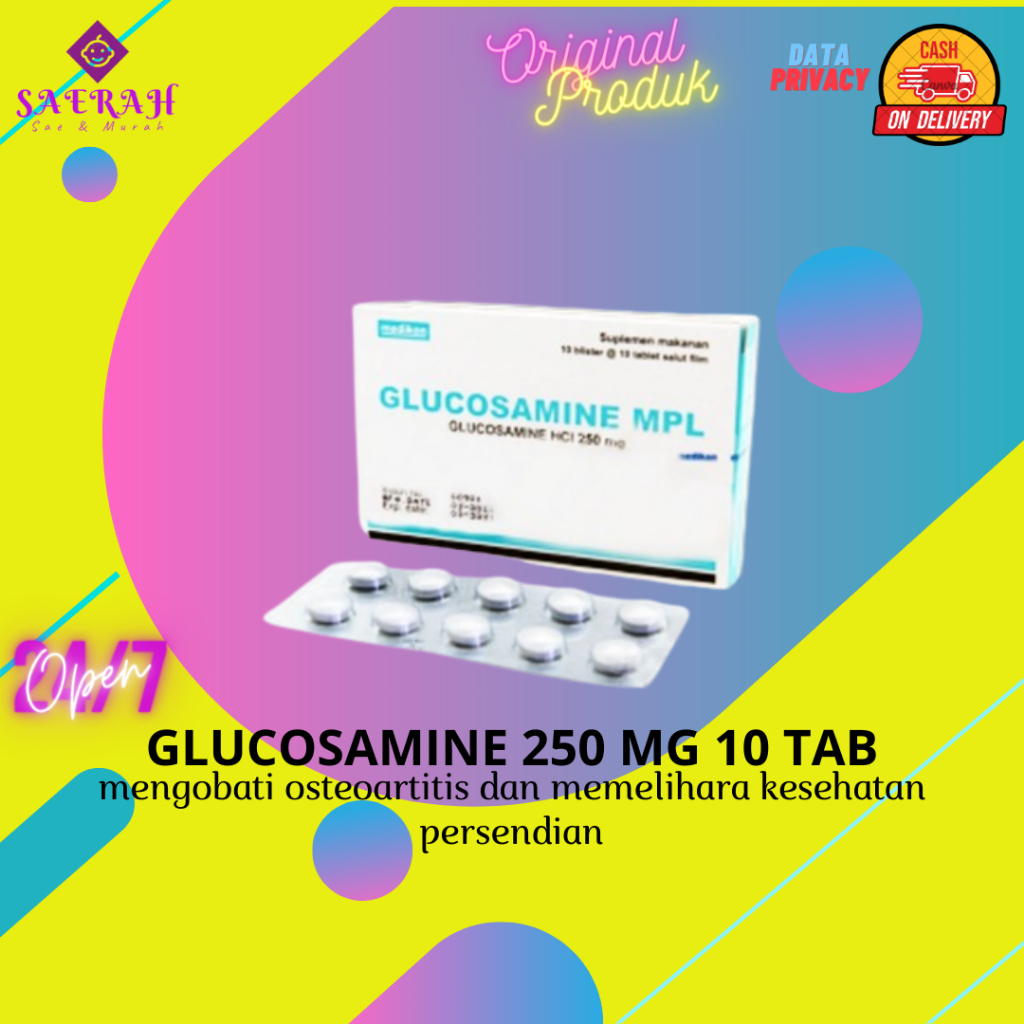 Glucosamine MPL 250 mg 10 Tablet | Glucosamine 250 mg | Vitamin Persendian