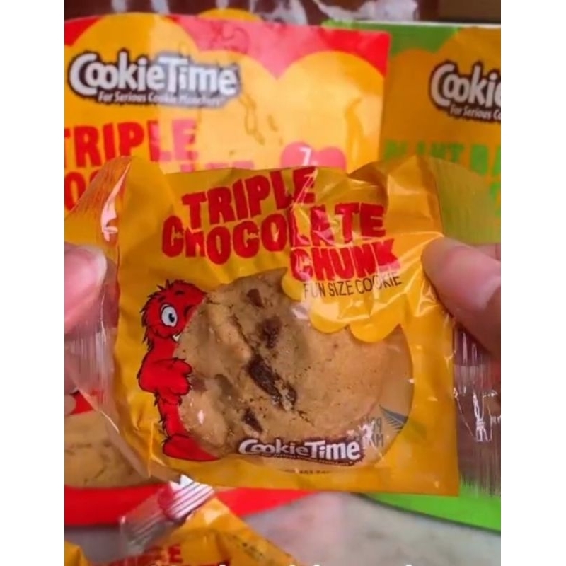 

cookietime triple chocolate Chunk cookies Biscuit biskuit 7x20gr