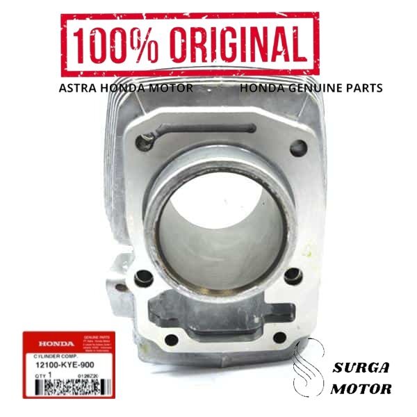 Blok Cylinder Block silinder seher seker New Megapro MonoShock Verza ORI HONDA AHM 12100KYE900 12100