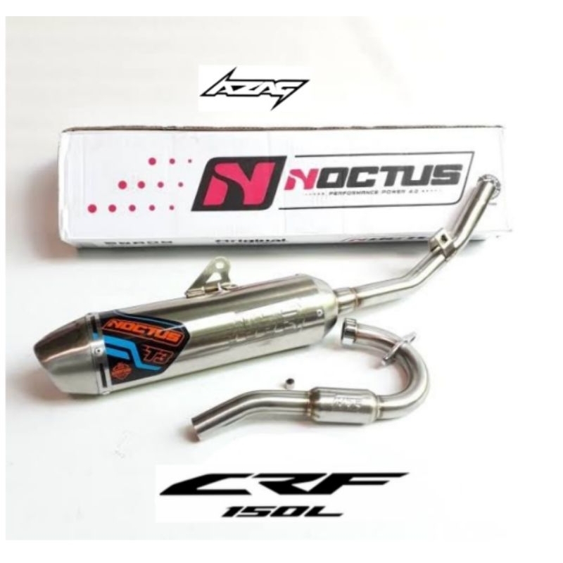 KNALPOT NOCTUS T3 CRF 150 L STANDAR ORIGINAL STAINLESS