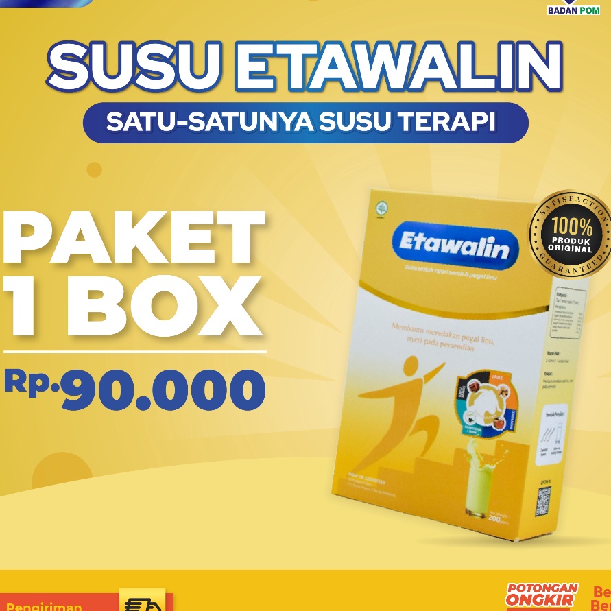 

SALE Etawalin Susu Kambing Etawa Untuk Nyeri Tulang Sendi 1 Box