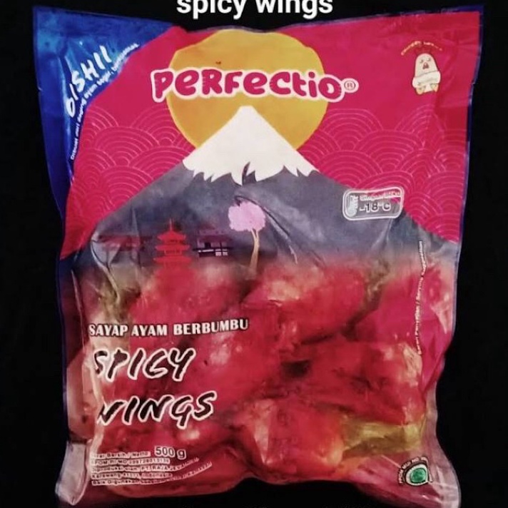 

Terlaris perfectio spicy chiken wings 5 gram