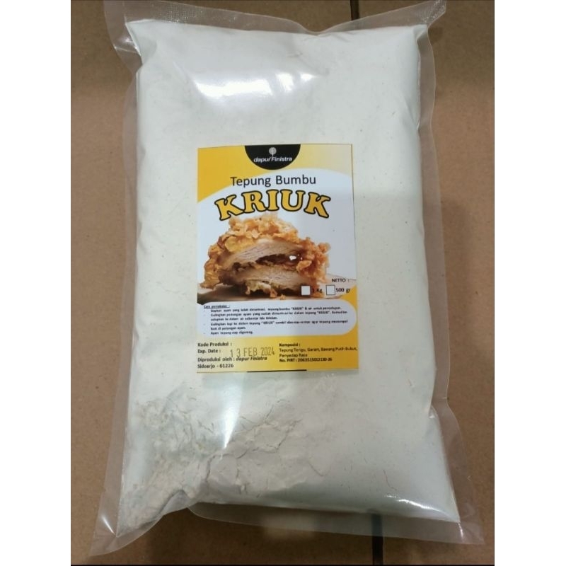 

tepung bumbu kriuk dapur finistra 1 kg