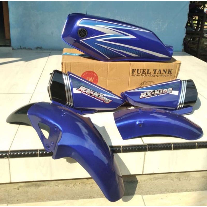 BODY SET RX KING - TANGKI RX KING - SPAKBOR DEPAN RX - SAPKBOR BELAKANG RX - BOK AKI RX KING WARNA B