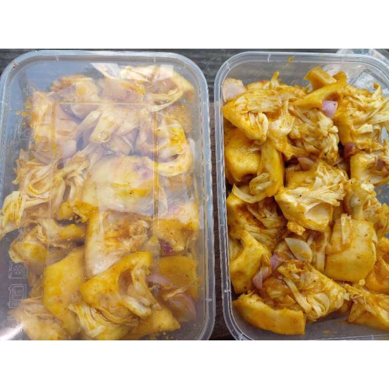 

mandai (kulit cempedak bumbu)