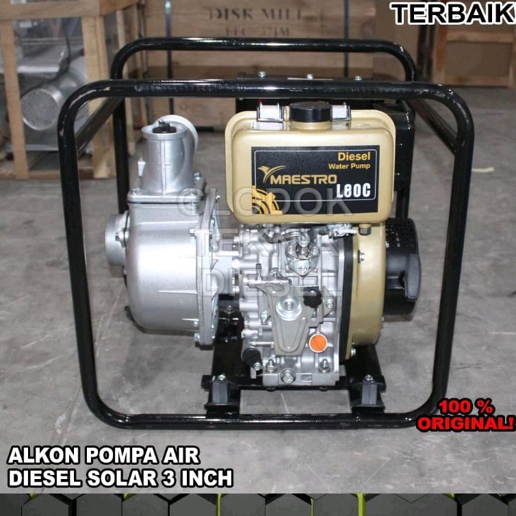 MESIN POMPA AIR/ALKON DIESEL ENGINE SOLAR L80 3"INCHI MAESTRO