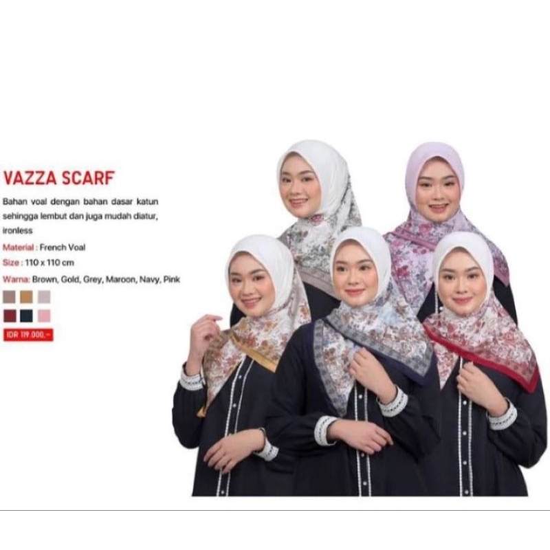 ZOYA VAZZA SCARF SEGIEMPAT ZOYA NEWARIVAL