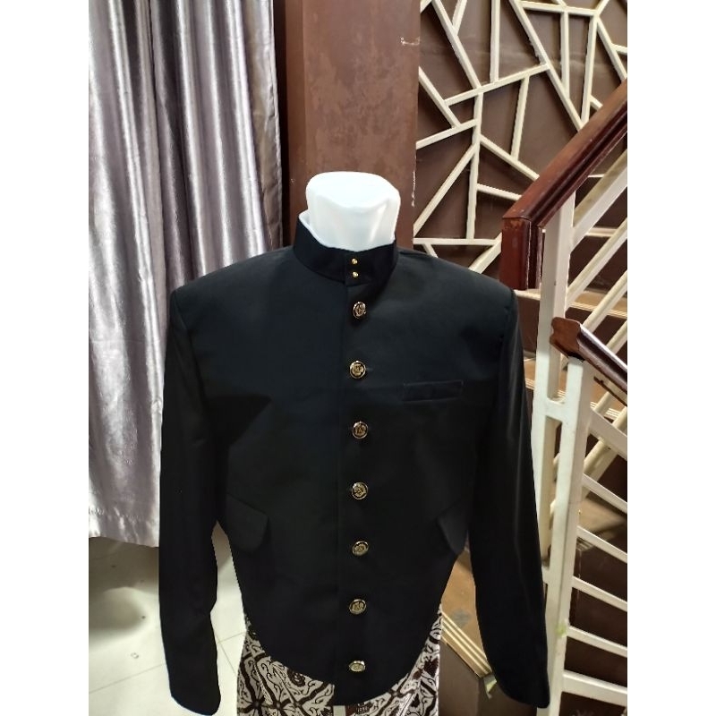 *Atasan Beskap Press Polos Model Jogja dan Solo