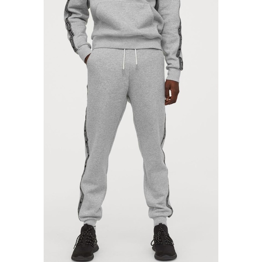 H*M Jogger Sweatpants GREY ORIGINAL - Celana Joger Pria Branded 797