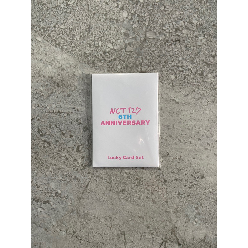 Nct 127 MD anniversary 6th lucky card set haechan