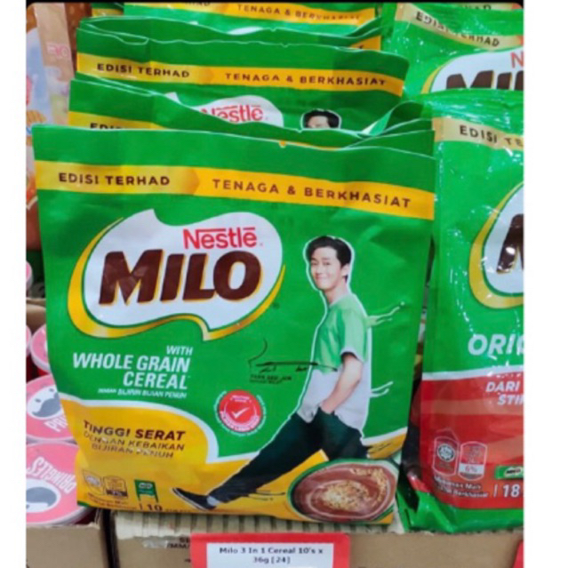 

milo 3in1 sereal 10 stik