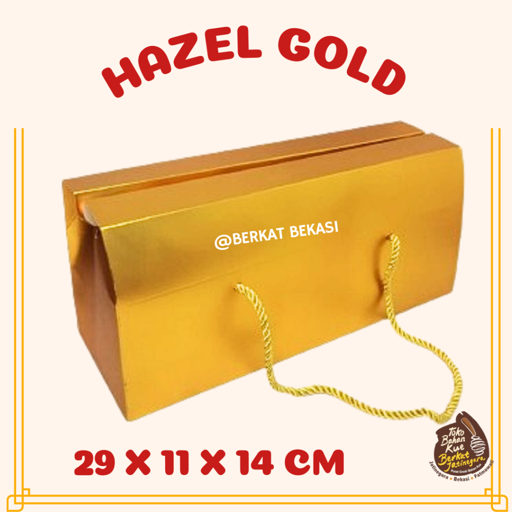 

BOX / DUS / BOX HAZEL GOLD 29X14X11 CM / BOX IMLEK / DUS POLOS