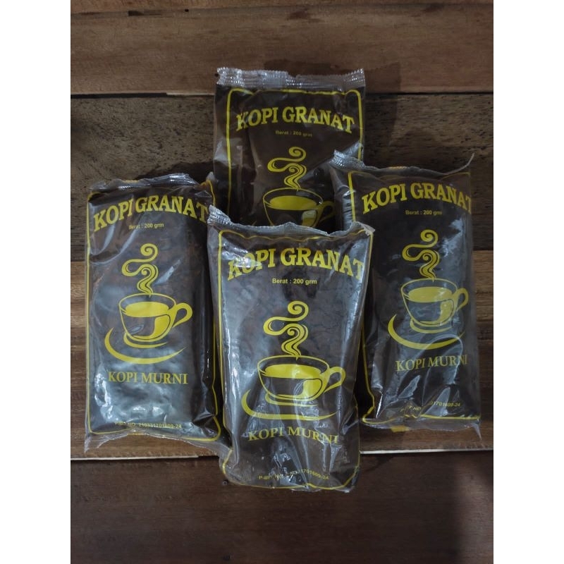 

kopi hitam lelet granat sarang rembang