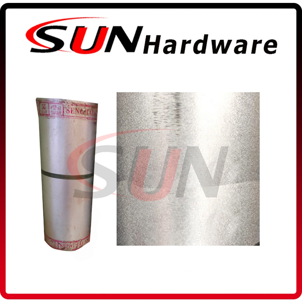 Seng Plat Galvalum Anti Karat 50 Cm Talang Atap Gerobak Warung Meteran