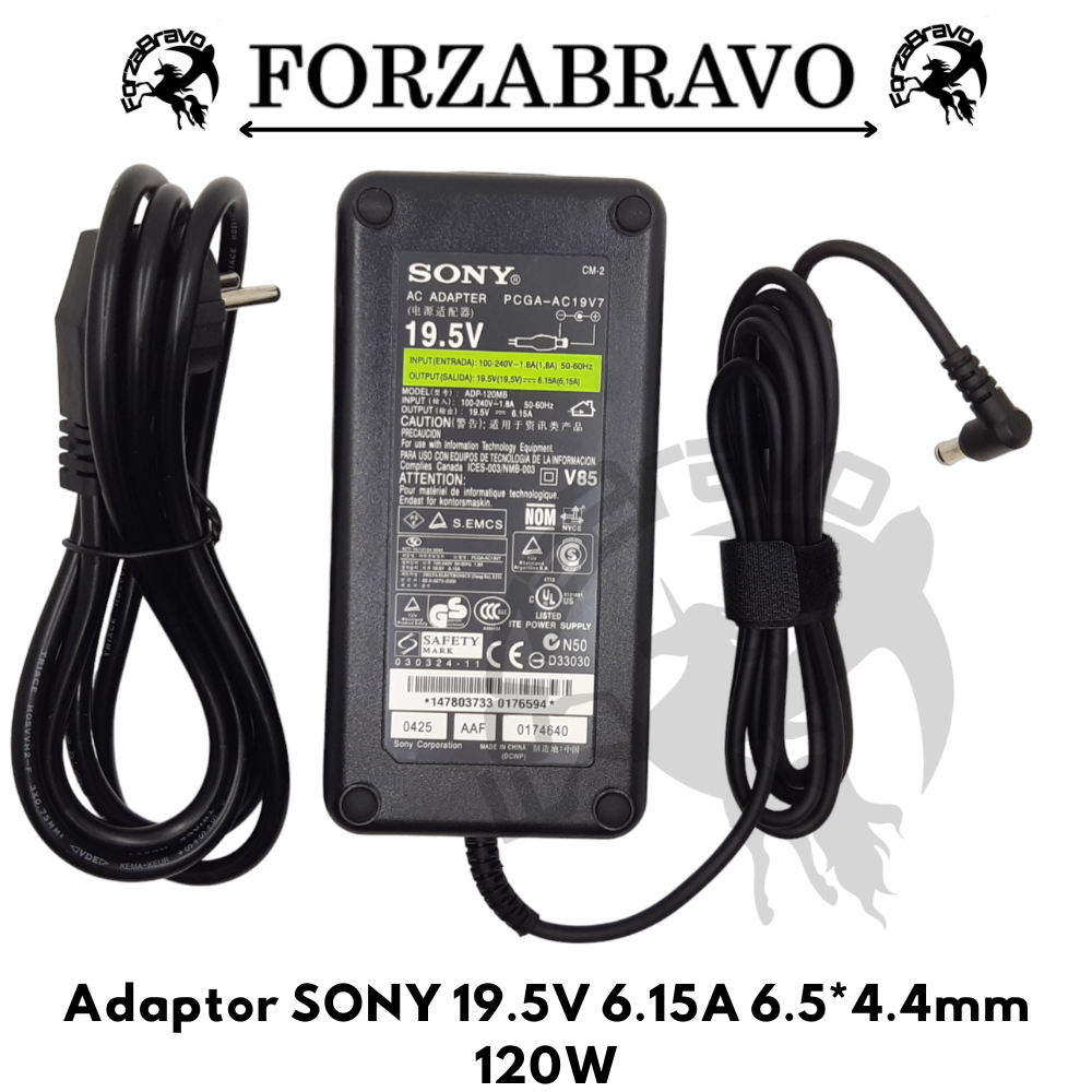 Adaptor Adaptor Casan TV Sony Bravia Original 50-60Inch ACDP-120N Series 19.5V 6.15a