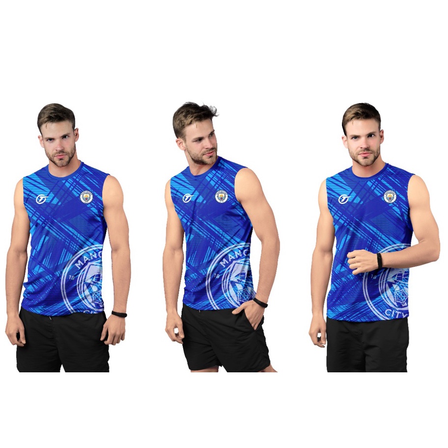 Terbaik OSDL Baju Bola Jersey Singlet Tanpa Lengan Rompi Pria  Cowok Dewasa Negara Euro Copa Baru Mu