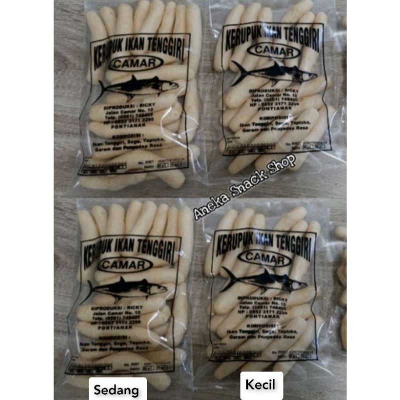 

KERUPUK IKAN TENGGIRI CAMAR / Amplang Ikan Tenggiri / Krupuk Ikan Tenggiri / Oleh oleh Khas Pontianak