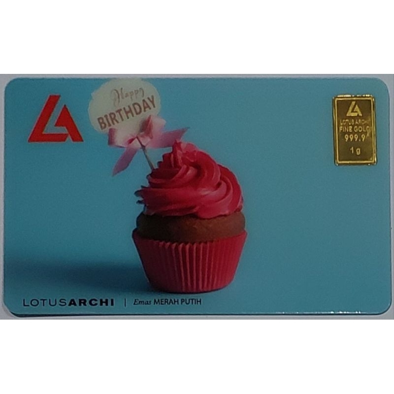 Logam Mulia Lotus Archi 1 Gram Happy Birthday