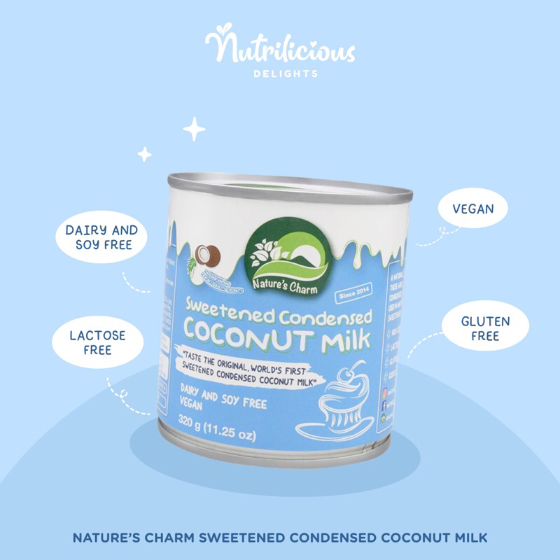 

Sweetened Condensed Coconut Milk Can 320 Gr Nature's Charm Vegan