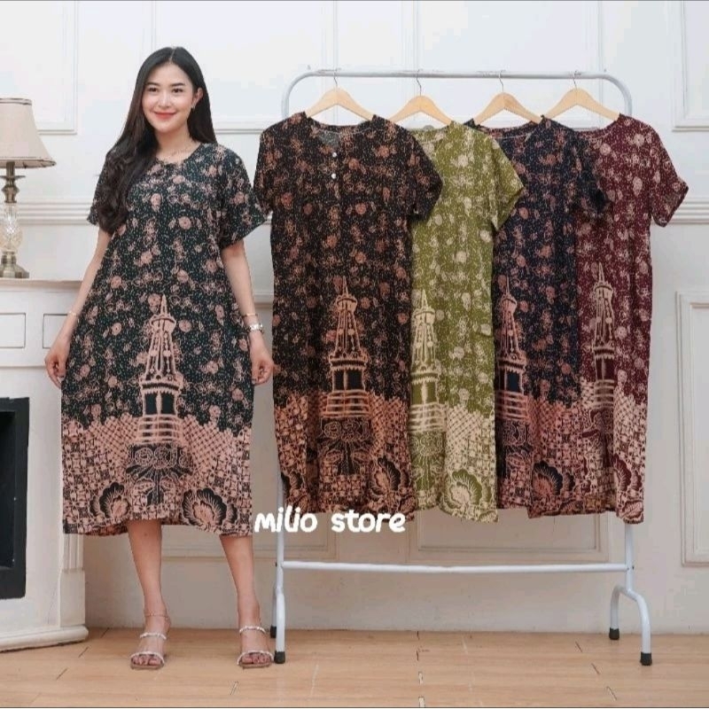 Daster Ibu Berbagai Motif Cantik Khas Jogja / daster ibu menyusui / daster khas maliioboro jogja / d