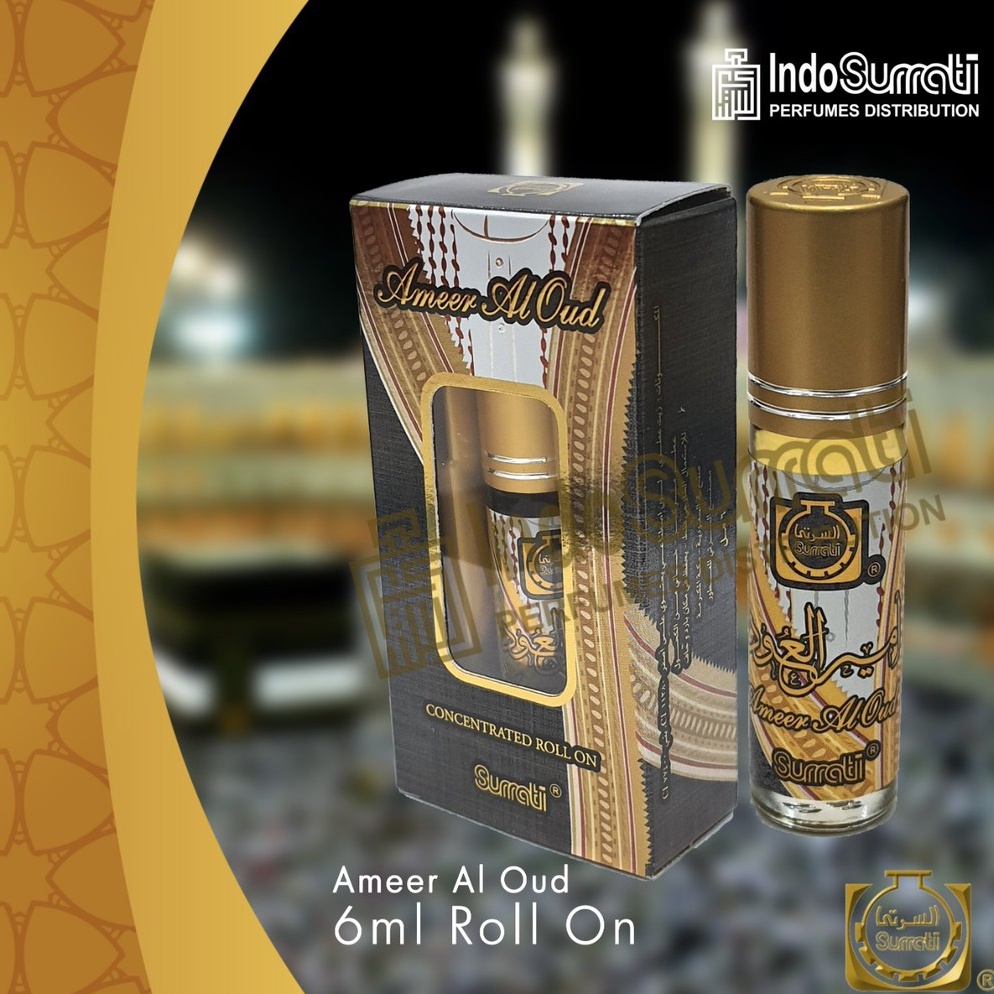 PAKET LENGKAP Parfum AMEER AL OUD 6ml Roll On  Parfum Surrati  Surrati Perfumes  Bibit Minyak Wangi