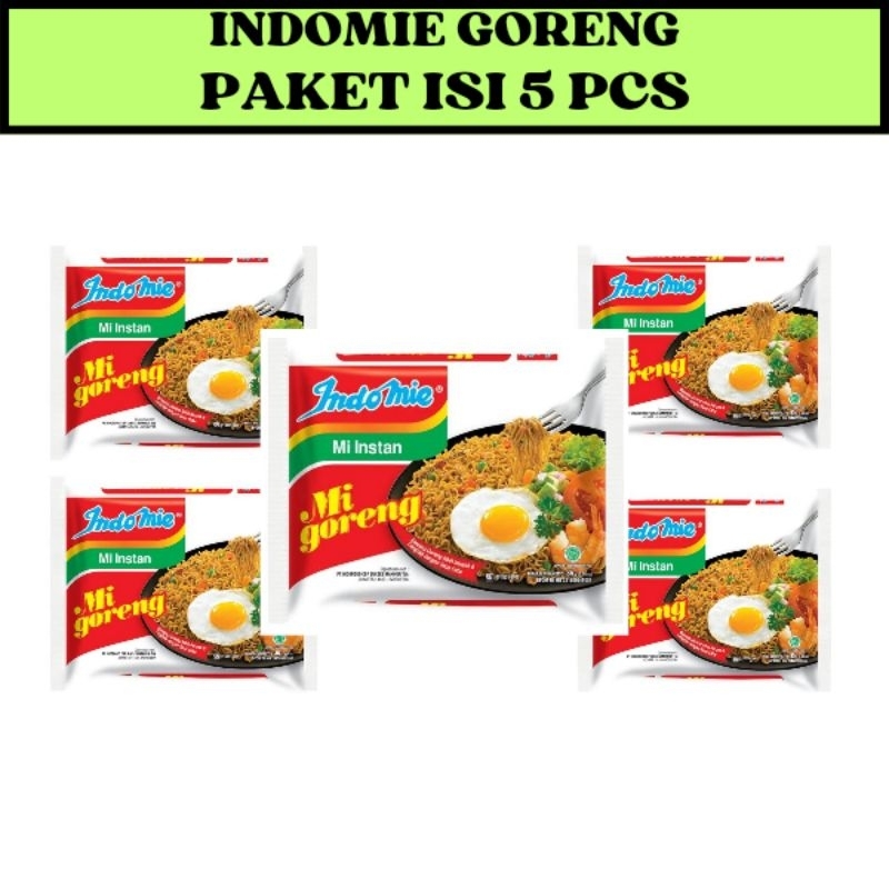 

(BUNDLING 5 PCS) INDOMIE GORENG