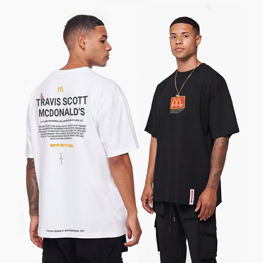 léoniestudio For TRAVIS SCOTT x MCDONALD'S | OVERSIZED T-SHIRT DERIVED FUSION MERCH