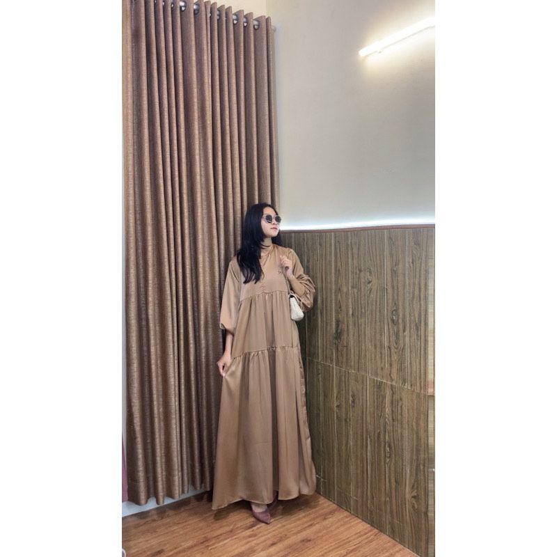 MIDI DRESS BAMBOOSILK BY OKEDA SHOP