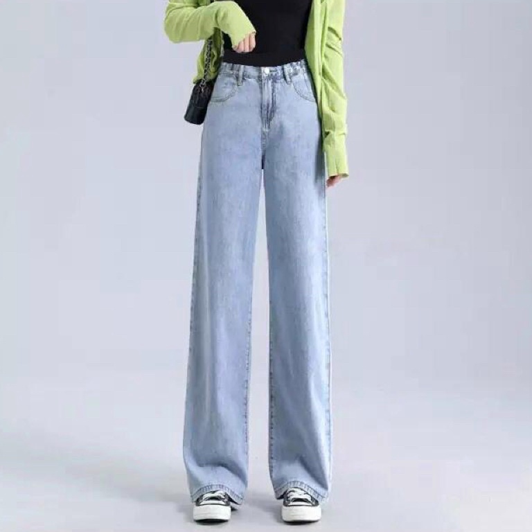 Ready trxE9q4P Highwaist Kulot Jeans Wanita Loose