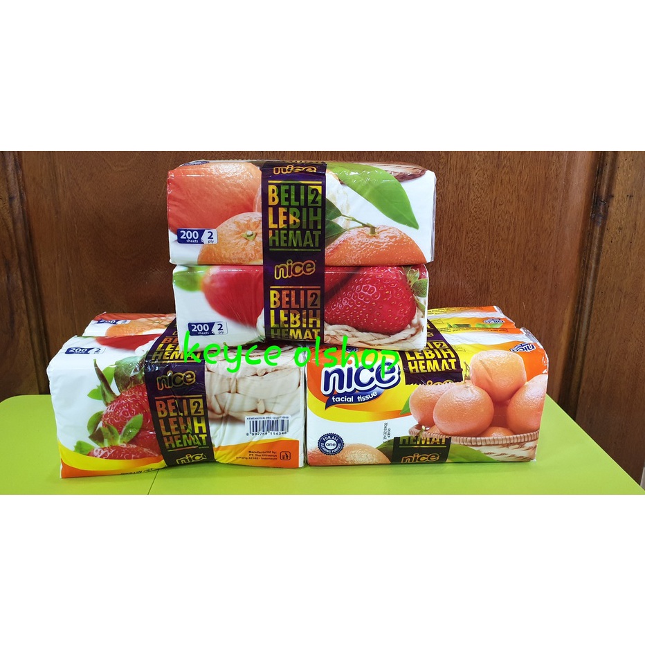 

MEGA SALE TissueTisuTisue facial Nice Buah 2S x 2ply buy 1 get 1 free