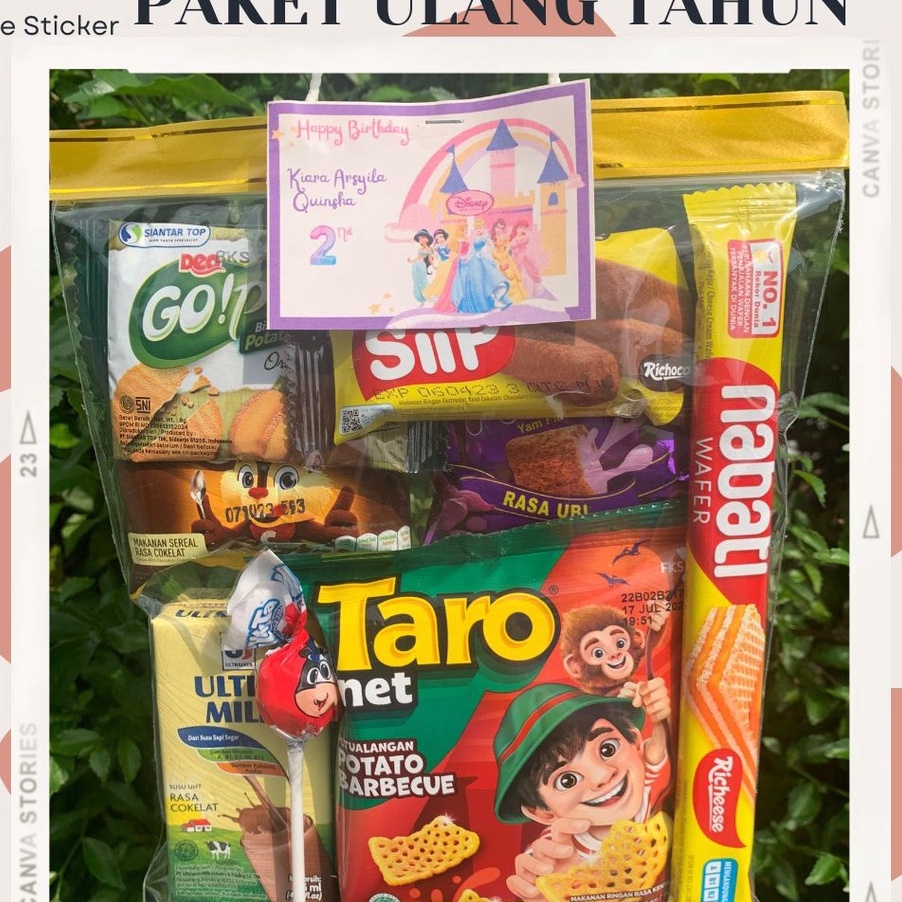 

C6369 Paket Ulang TahunBingkisan Ulang Tahun AnakSnack Ultah anakHampers Ultah Anak