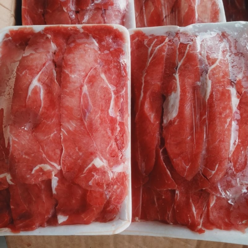 

BEEF SLICE TERIYAKI PREMIUM NON LEMAK -SLICE LOW FAT BEEF 500GR