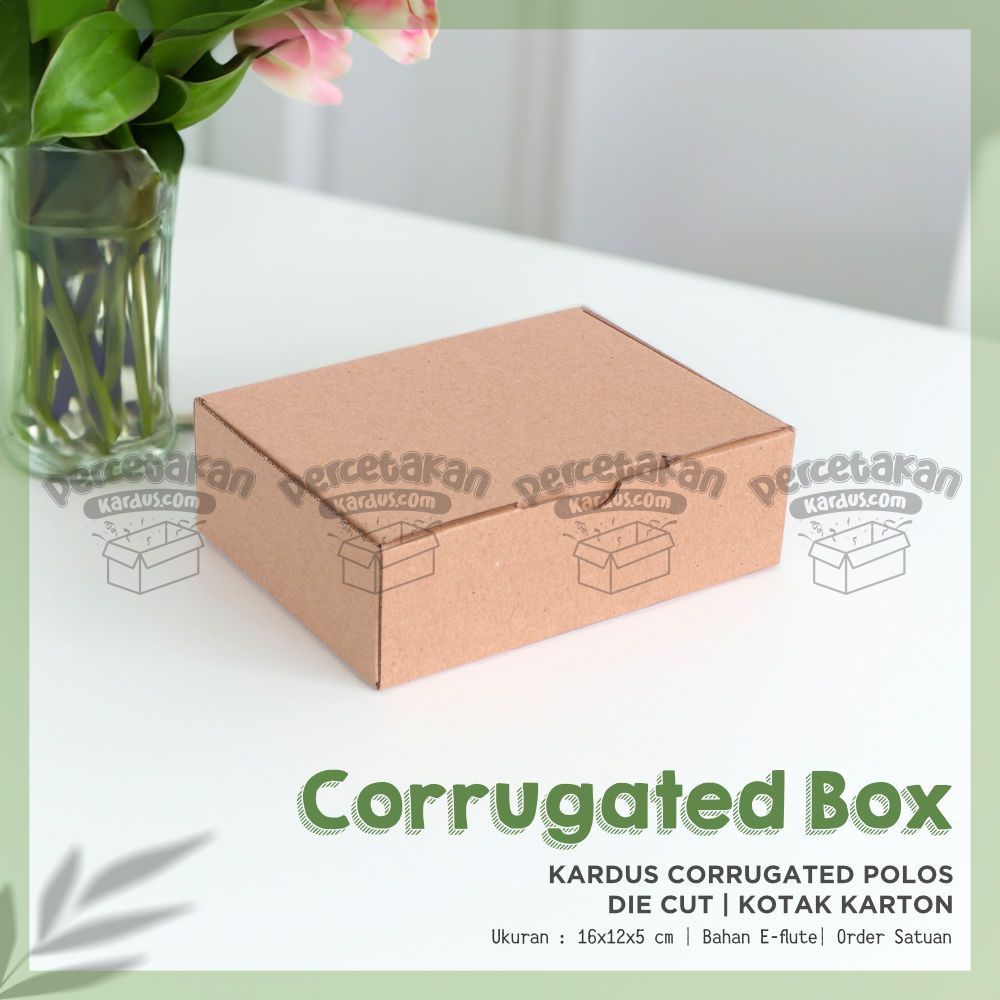 

Kardus Corrugated 16x12x5 CM | Die Cut | Kotak Karton | Box Packing Souvenir Pizza