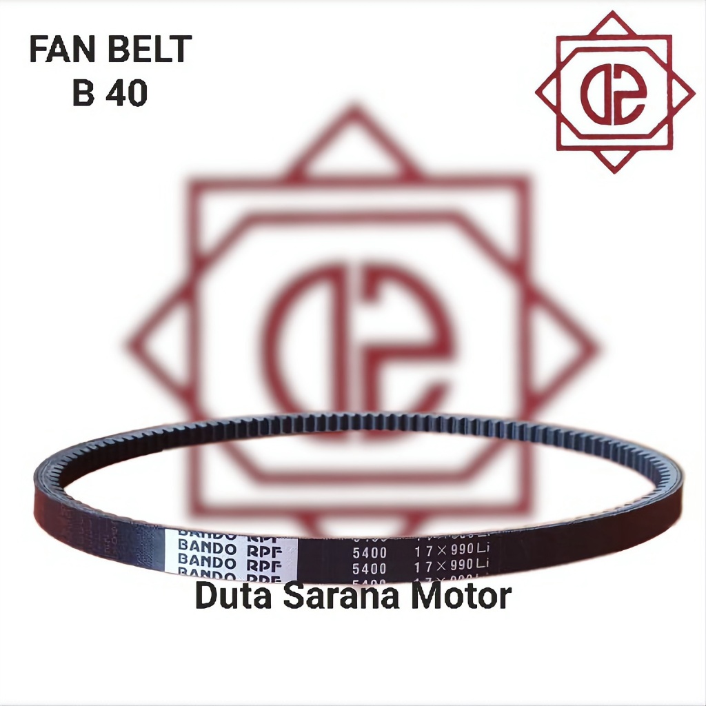 Fan Belt Tali Kipas Universal B 40 Gigi 17 X 990 Li Bando RPF 5400