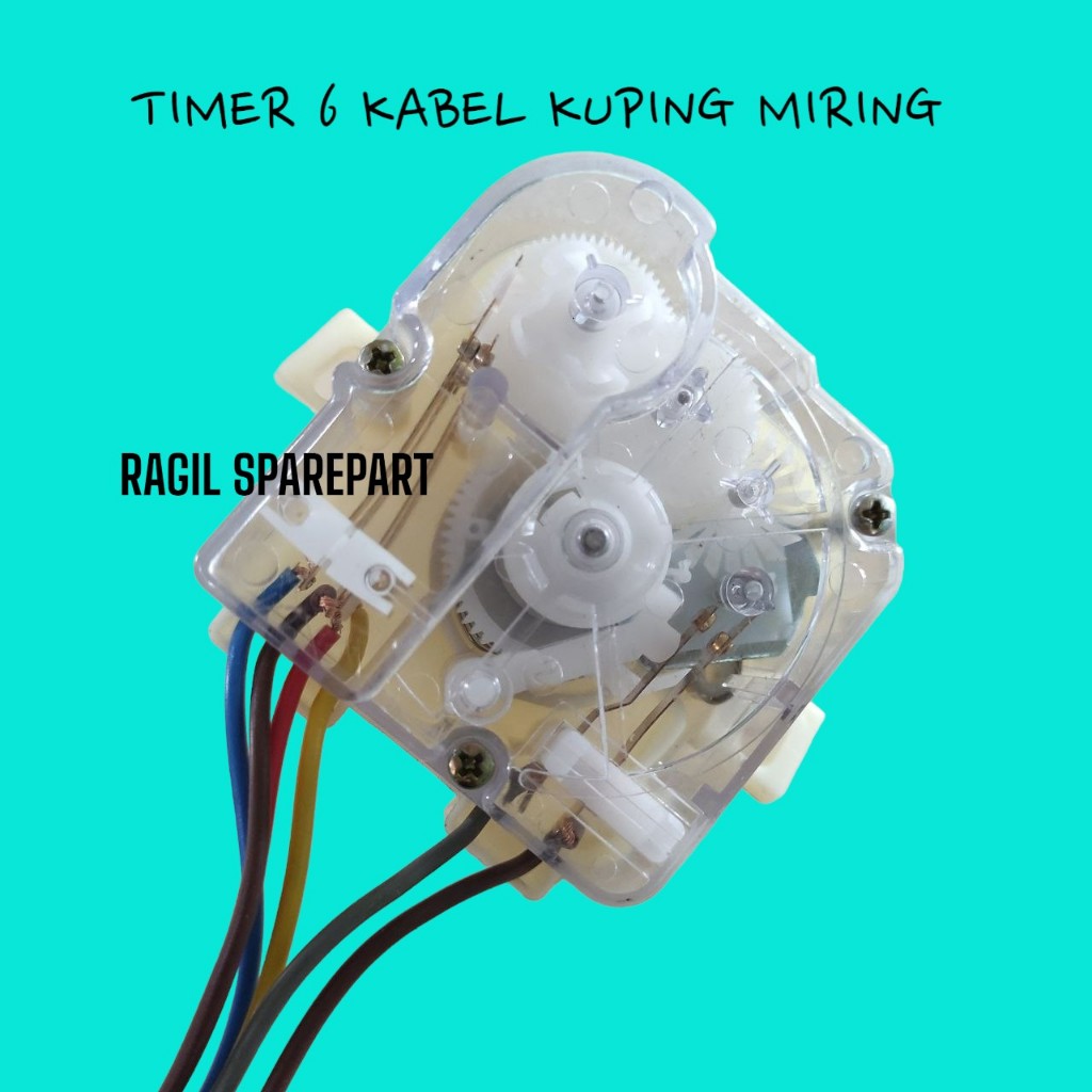 TIMER MESIN CUCI KABEL 6 KUPING MIRING