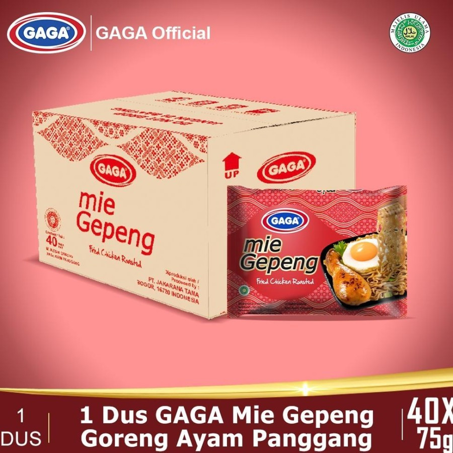 

Gaga Mie Gepeng 1 Dus Isi 40 All Varian Rasa