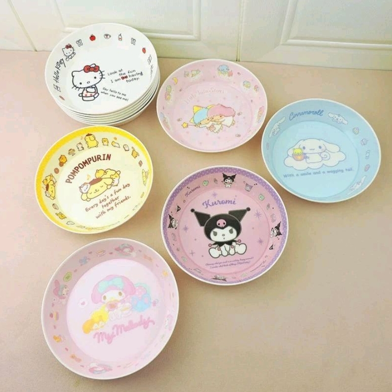 Piring Kecil Import Karakter Premium Lucu / Piring Import Kuromi / Piring Cinnamoroll / Piring Lauk 