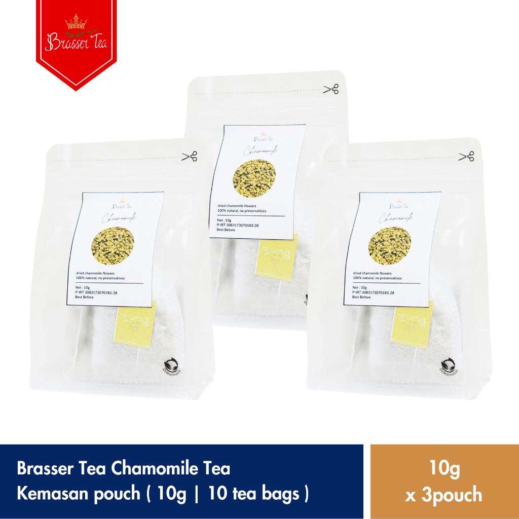 

[ BUNDLING ] Chamomile Tea Kemasan Pouch (3x10gr)